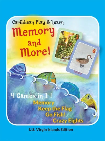 Caribbean Play and Learn Playing Cards: Memory and More